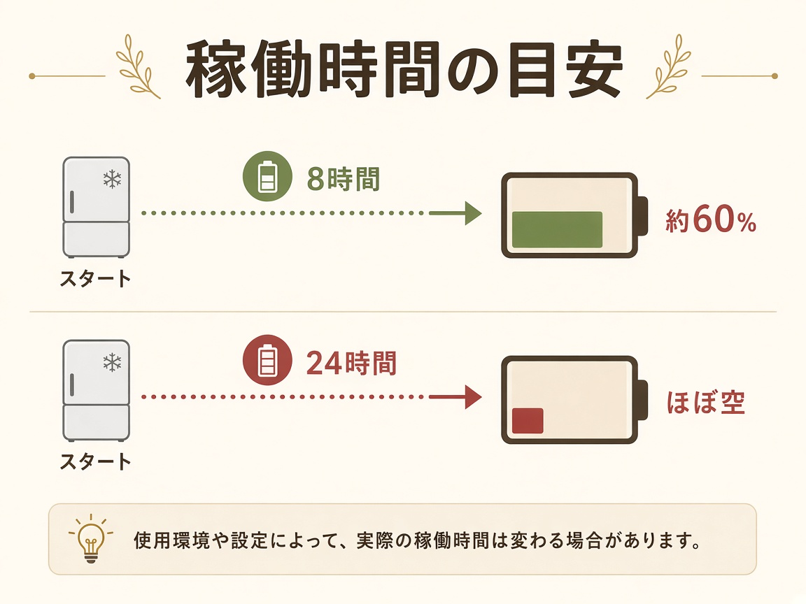 8時間/24時間のタイムライン|目安のイメージ